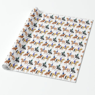 Regalo Papel de embalaje ecuestre del caballo del