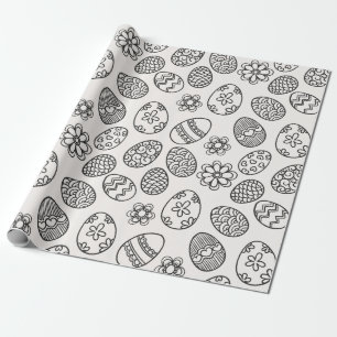 Regalo Papel de embalaje elegante del estampado de flores