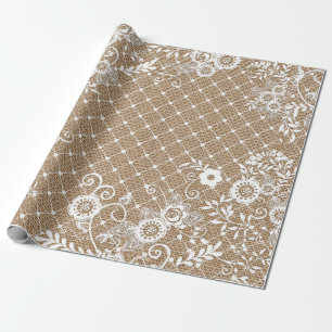 Regalo Papel de embalaje elegante lamentable del cordón 