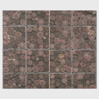 Regalo Papel de embalaje en espiral abstracto de la