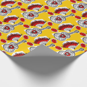 Regalo Papel de embalaje español de los recuerdos