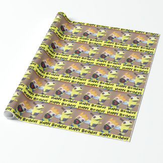 Regalo Papel de embalaje feliz del cumpleaños de las