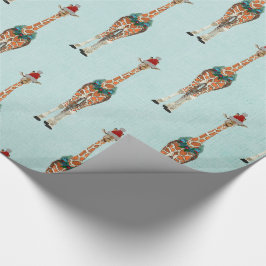 Regalo Papel de embalaje FESTIVO de la JIRAFA