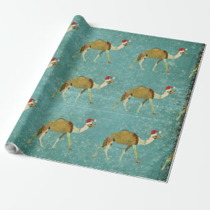 Regalo Papel de embalaje festivo de los camellos del