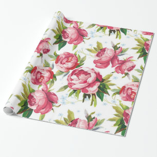 REGALO PAPEL DE EMBALAJE FLORAL