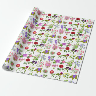 Regalo Papel de embalaje floral del jardín francés del