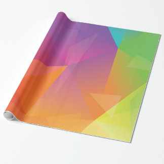 Regalo Papel de embalaje geométrico abstracto del arco