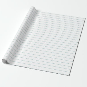 Regalo Papel de embalaje gobernado ancho del cuaderno