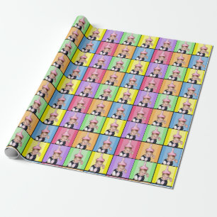 Regalo Papel de embalaje gruñón divertido del bebé
