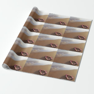 Regalo Papel de embalaje hawaiano de la playa de los leus