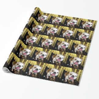 Regalo Papel de embalaje inglés del bulldog