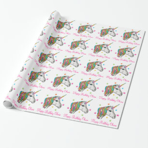 Regalo Papel de embalaje mágico del unicornio