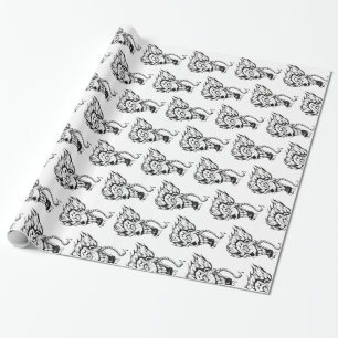 Regalo Papel de embalaje malvado del payaso