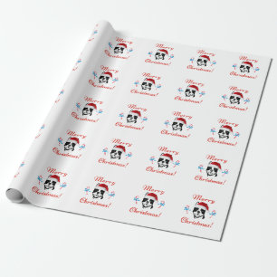 Regalo Papel de embalaje mate de Boston Terrier, 30" x 6'
