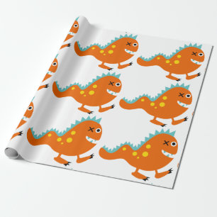 Regalo Papel de embalaje mate de Halloween del monstruo