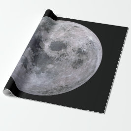 Regalo Papel de embalaje mate de la LUNA LLENA