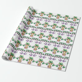 Regalo Papel de embalaje mate de los cactus de Frida x,