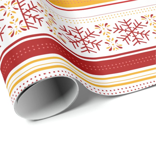 Regalo Papel de embalaje mate del diseño del suéter del (Esquina del rollo)