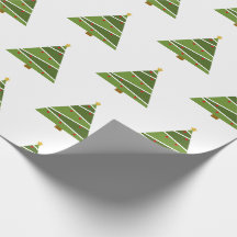 Papel de embalaje moderno del modelo del árbol de