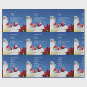 Regalo Papel de embalaje nupcial de la ducha de la cocina