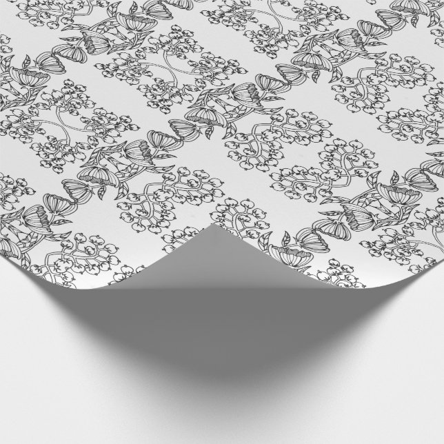 Regalo papel de embalaje para la caridad (Esquina)