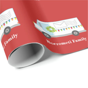 Regalo Papel de embalaje personalizado del camión de