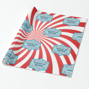 Regalo Papel de embalaje personalizado del circo del