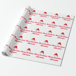 Regalo Papel de embalaje personalizado del navidad