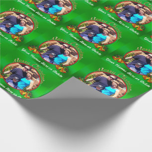 Regalo Papel de embalaje personalizado FOTO del navidad