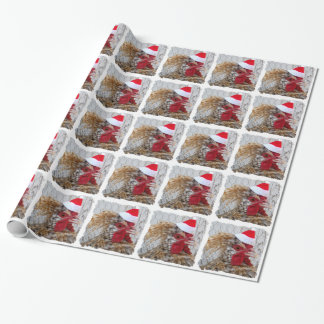 Regalo Papel de embalaje - pollo de Santa