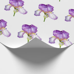 Regalo Papel de embalaje púrpura brillante del modelo de