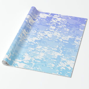 Regalo Papel de embalaje púrpura y azul de Ombre