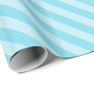 Regalo Papel de embalaje rayado azules cielos