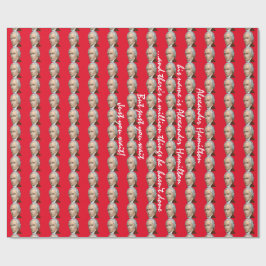 Regalo Papel de embalaje rojo de Alexander Hamilton