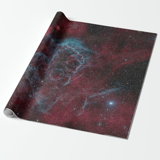 Regalo Papel de embalaje rojo de la galaxia (Desenrollado)