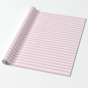 Regalo Papel de embalaje rosa claro y blanco medio de las