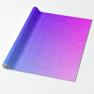 Regalo Papel de embalaje rosado azul púrpura de la llama