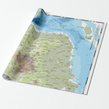 Papel de embalaje - San Francisco Topo