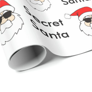 Regalo Papel de embalaje secreto de Santa