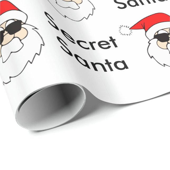 Regalo Papel de embalaje secreto de Santa (Esquina del rollo)