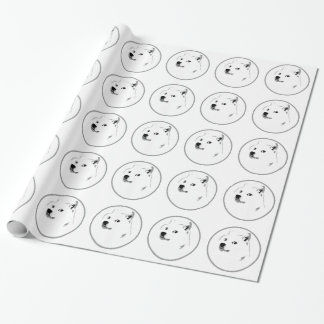 Regalo Papel de embalaje sutil del dogecoin