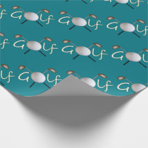 Papel de embalaje tejado del golf