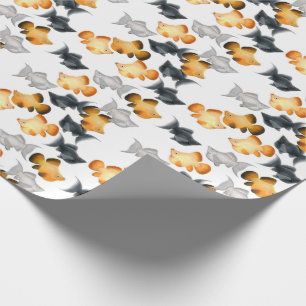 Regalo Papel de embalaje tropical de los pescados de los