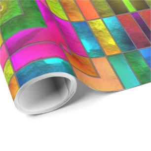 Regalo Papel de encolado Art. 4 de vidrio manchado