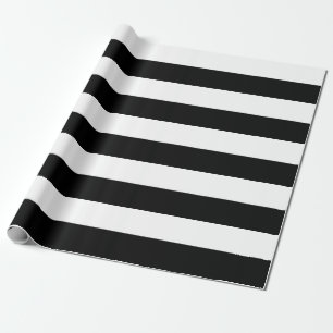 Regalo Papel de encolado extra grande en blanco y negro