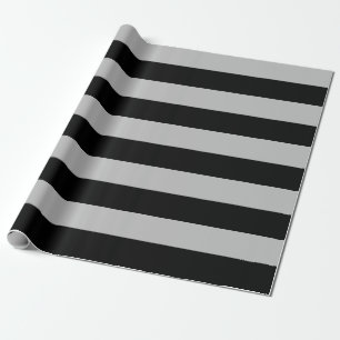 Regalo Papel de encolado extra grande negro y gris