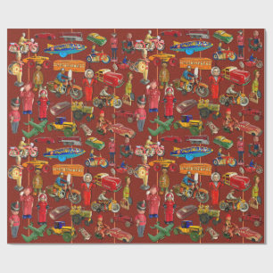 REGALO PAPEL DE ENLACE DE JUGUETES DE VENTAJA (1920-1950)