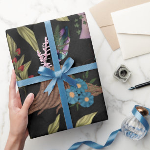 Regalo Papel de enmalle de bruja natural