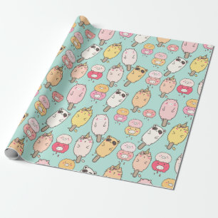 Regalo Papel de envasado de alimentos de Kawaii