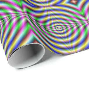 Regalo Papel de envasado Psicodelic Neon Eye